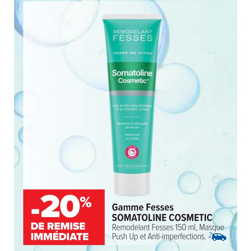 Gamme Fesses SOMATOLINE COSMETIC Cora Parapharmacie