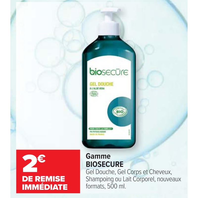 Gamme BIOSECURE Cora Parapharmacie