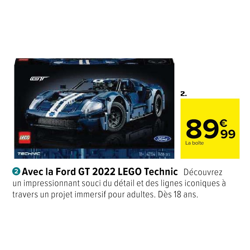 Avec la Ford GT 2022 LEGO Technic