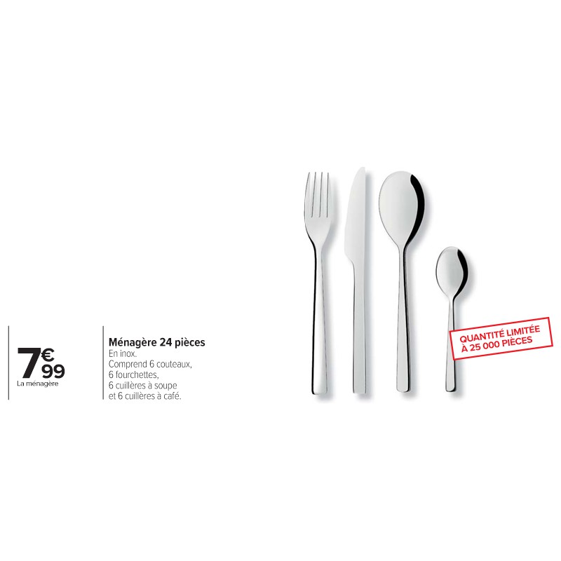 Ménagère 24 pièces
